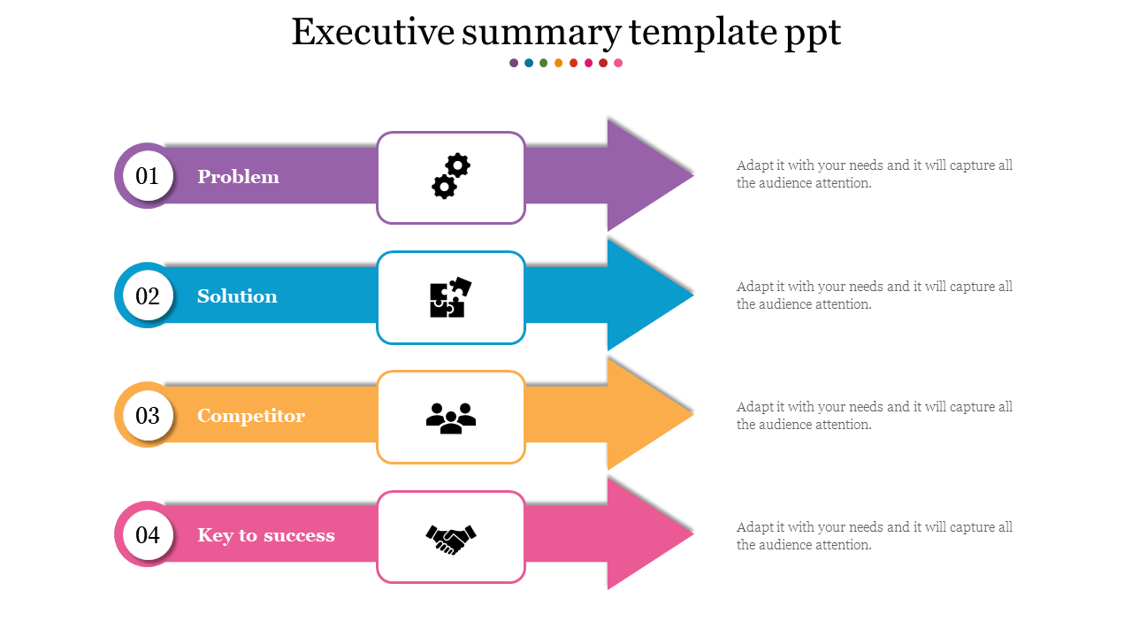 Executive Summary Template PPT For PowerPoint Slide